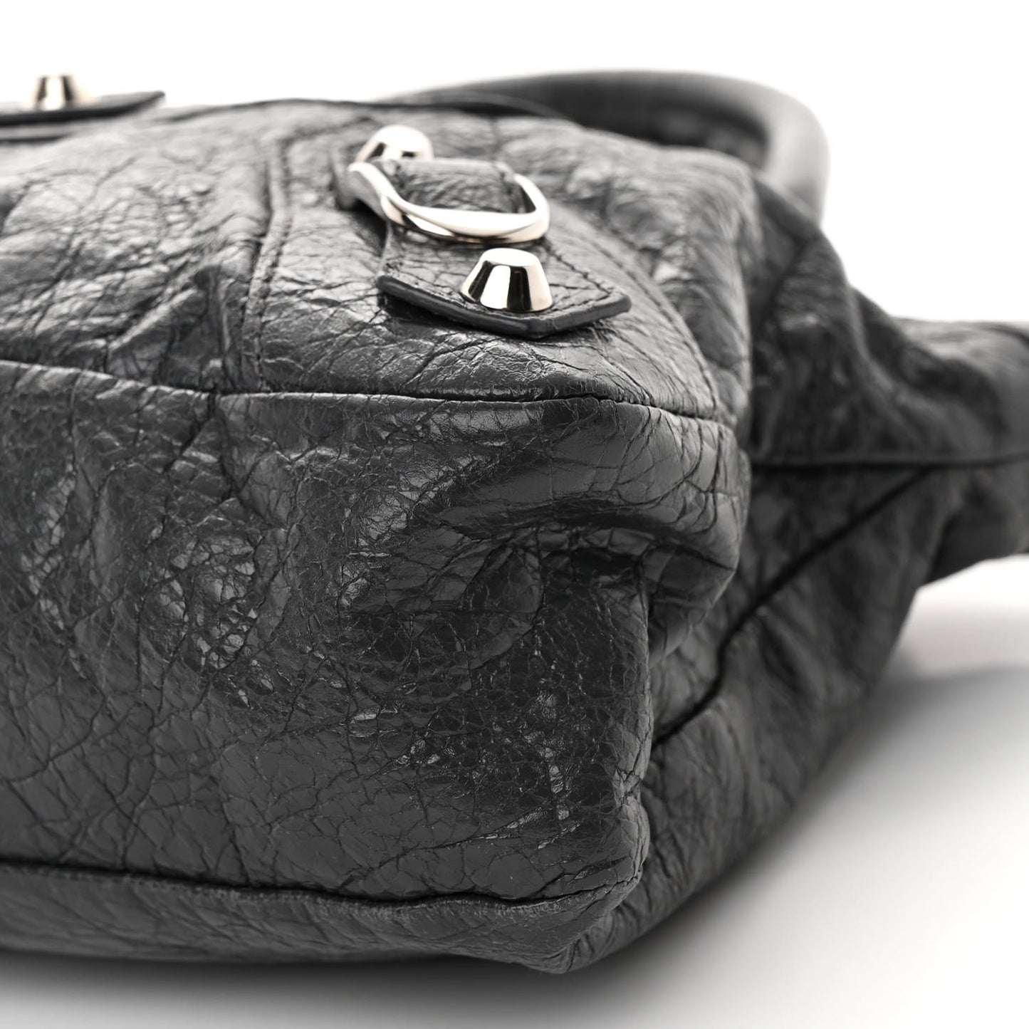 Agneau Classic Silver Hardware First Gris Fossile