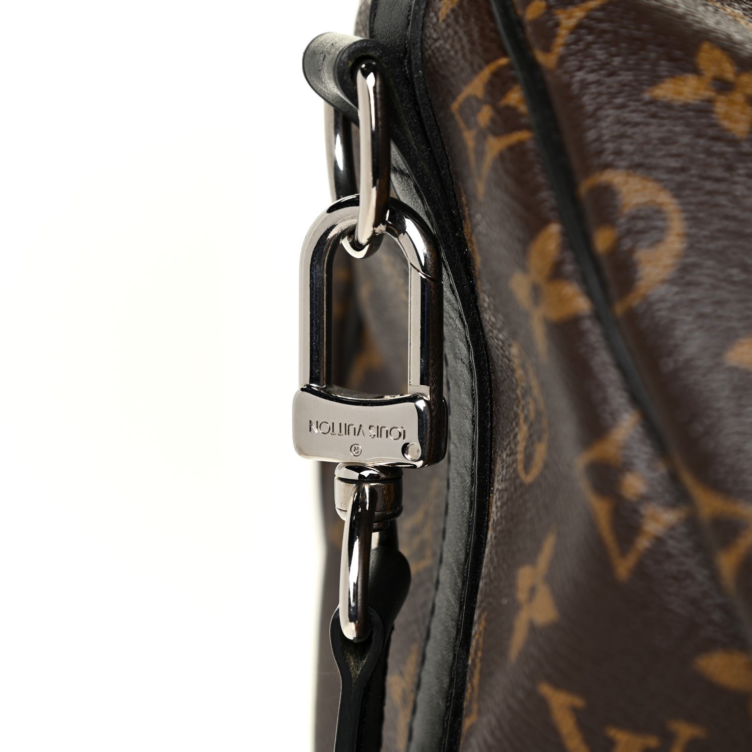 Louis Vuitton Monogram Macassar Keepall Bandouliere 55 14 of 17