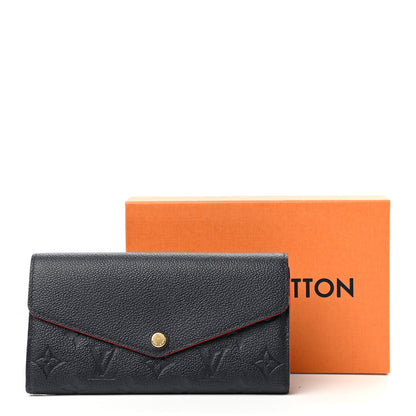 Louis Vuitton Empreinte Sarah Wallet NM Marine Rouge 7 of 7