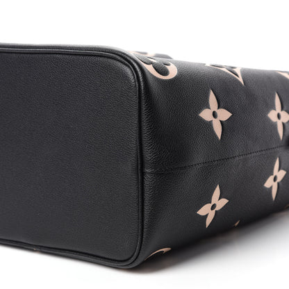 Louis Vuitton Empreinte Monogram Giant Neonoe MM Black Beige 7 of 9
