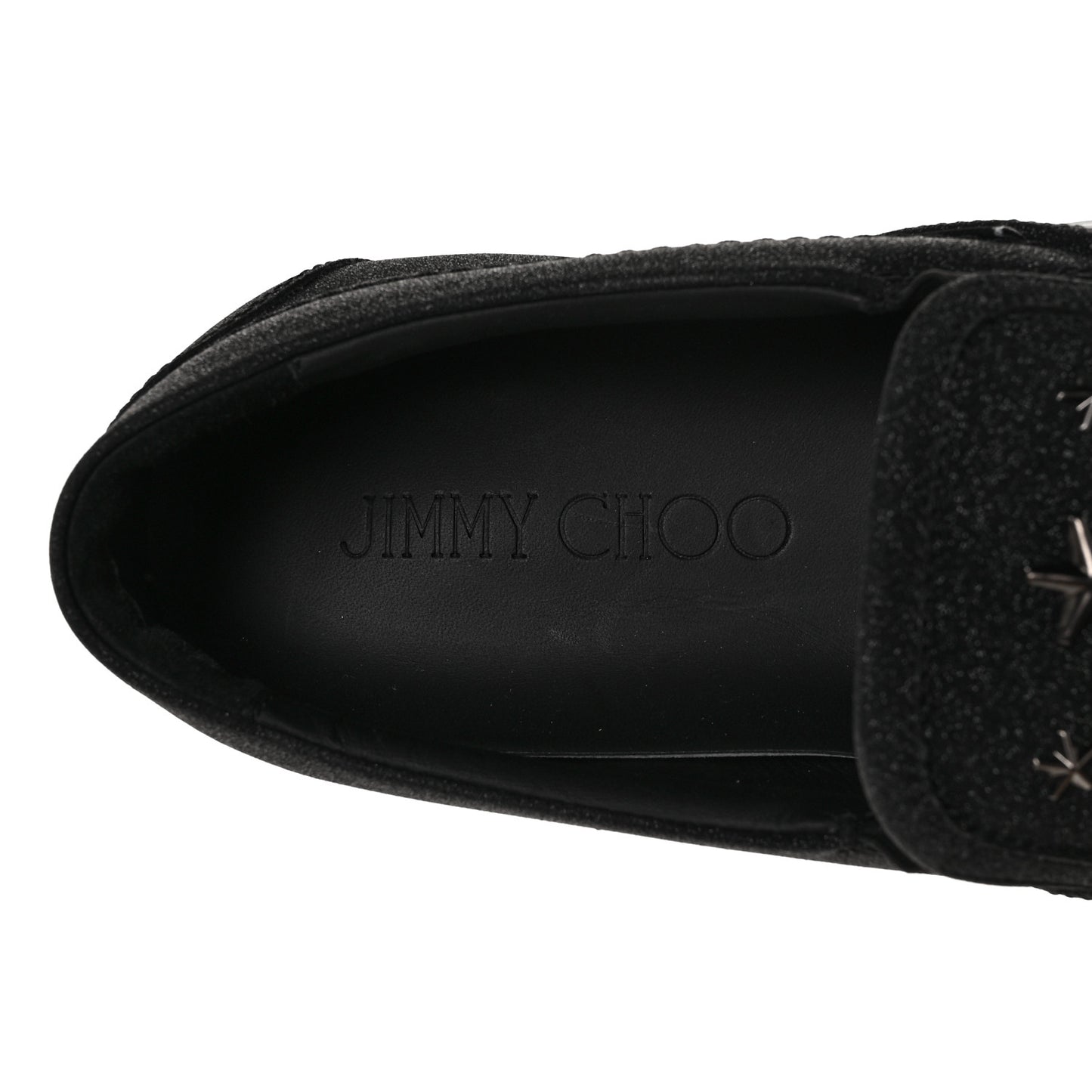 Fine Glitter Suede Mens Grove Sneakers 41 Black