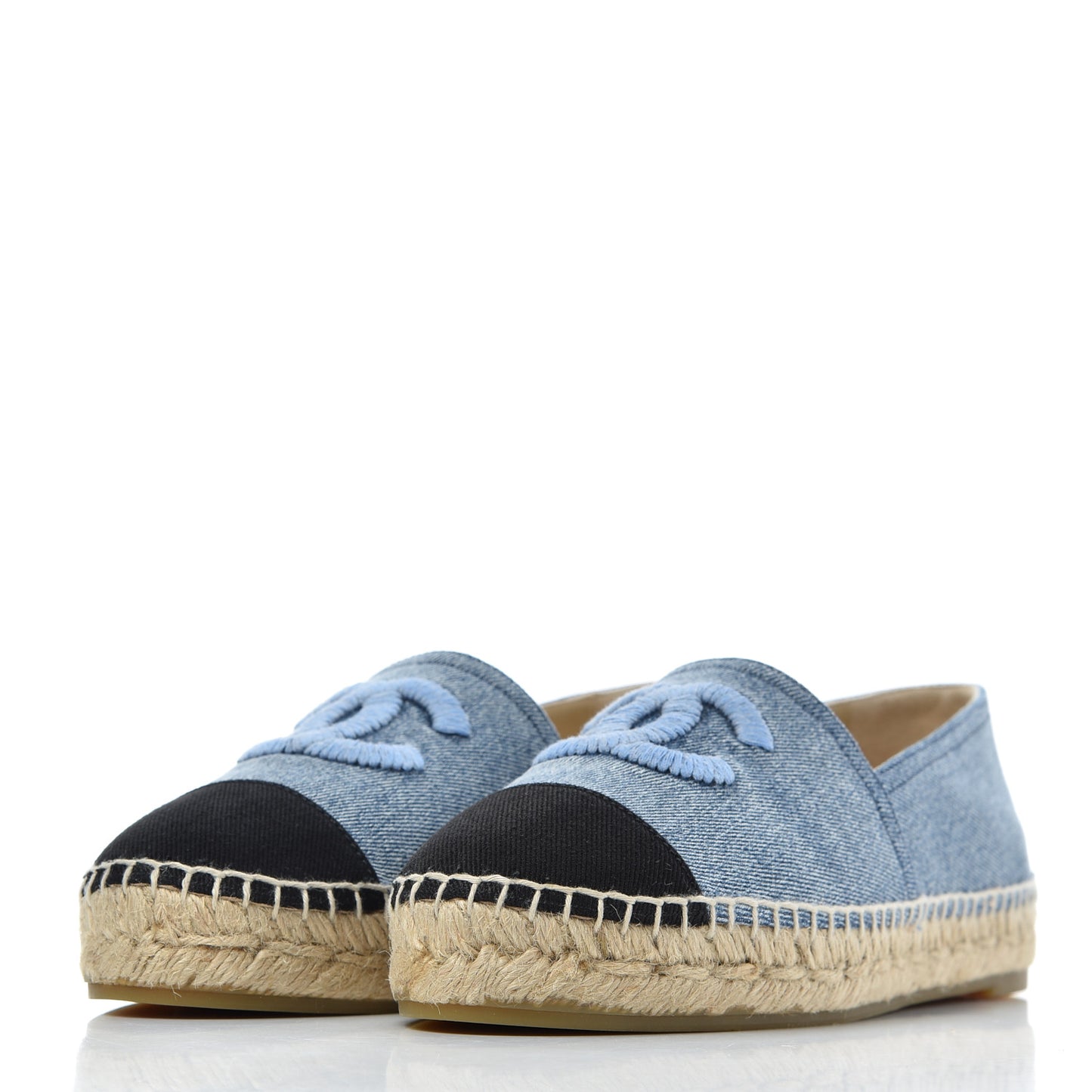 Denim CC Espadrilles 39 Blue Black