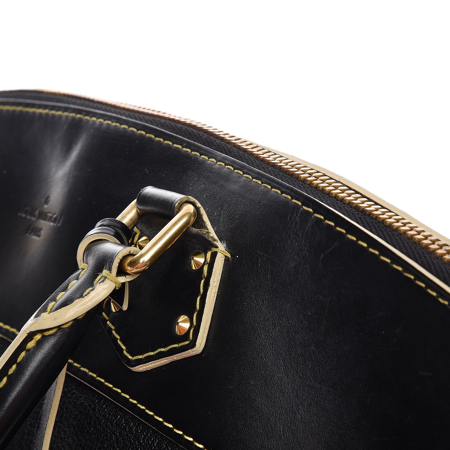 Louis Vuitton Suhali Lockit MM Black 14 of 17