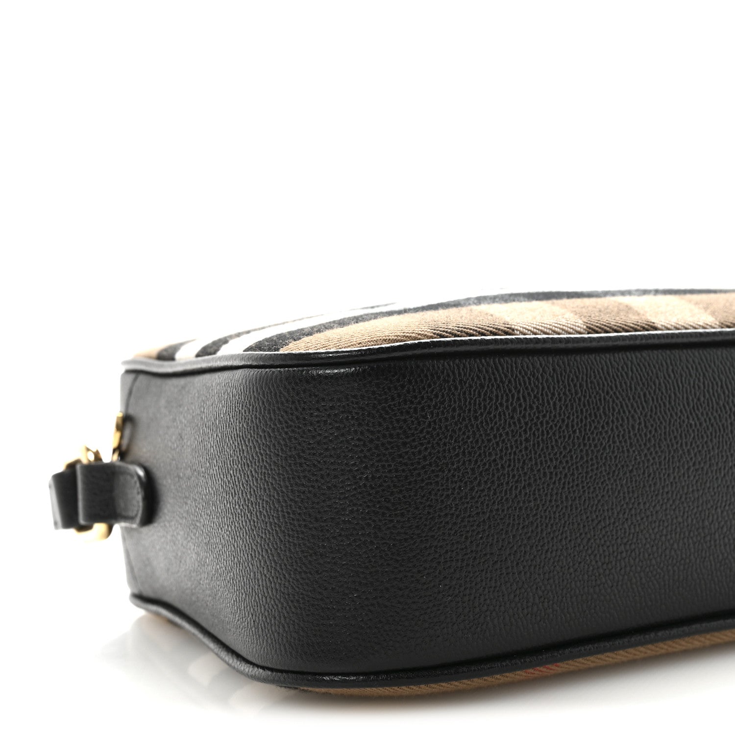 Burberry Giant Check Calfskin Large Camera Bag Black 8 of 9