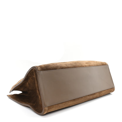 Phoebe Philo Suede Medium Kit Cabas Khaki 4 of 10