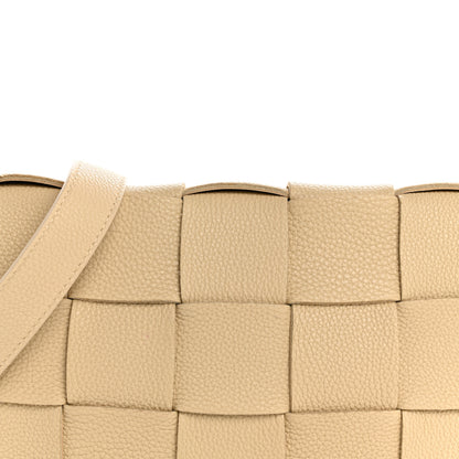 Bottega Veneta Grained Calfskin Maxi Intrecciato Cassette Crossbody Bag Porridge 8 of 14