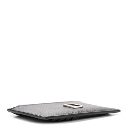 Balenciaga Calfskin Hourglass Long Coin Case Card Holder Black 4 of 8