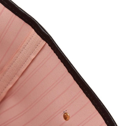 Louis Vuitton Damier Ebene Neo Neverfull MM Rose Ballerine 9 of 14