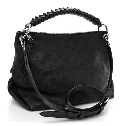Louis Vuitton Mahina Beaubourg Hobo MM Black 3 of 9
