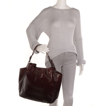 Prada Vernice Sfumata Shoulder Bag Lampone 2 of 11