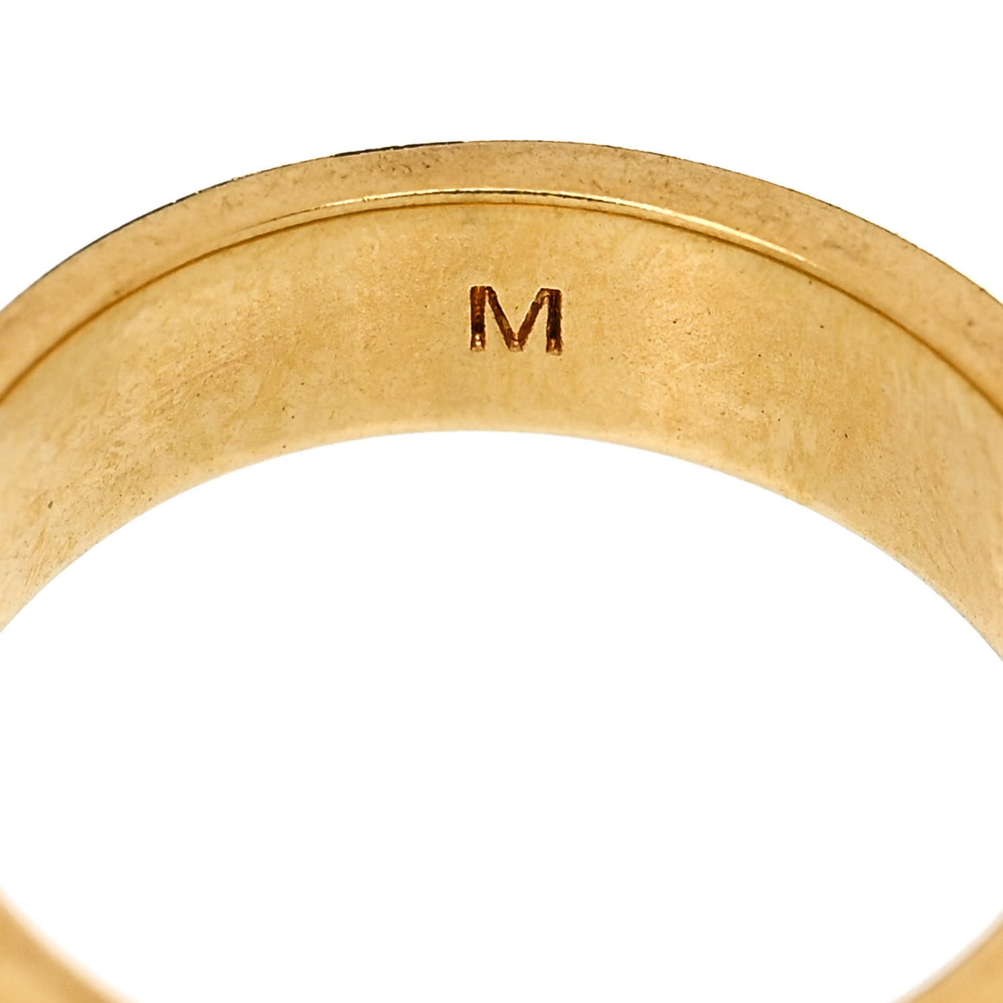 Metal Crystal Code Ring Set M Gold