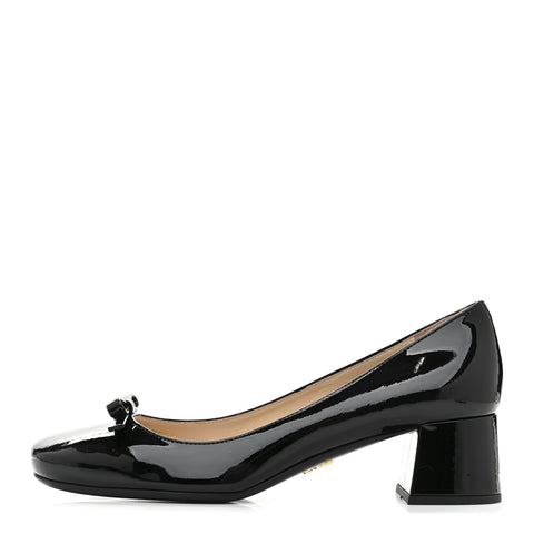 Spazzolato Bow Pumps 37.5 Black
