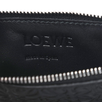 Loewe Calfskin Embossed Repeat Coin Card Holder Black 5 of 7