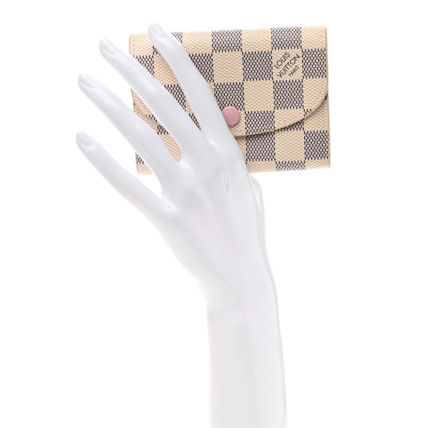 Damier Azur Rosalie Coin Purse Rose Ballerine