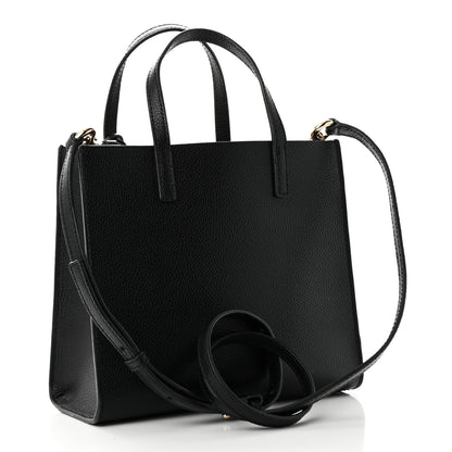 Marc Jacobs Calfskin Mini Grind Tote Bag Black 3 of 8