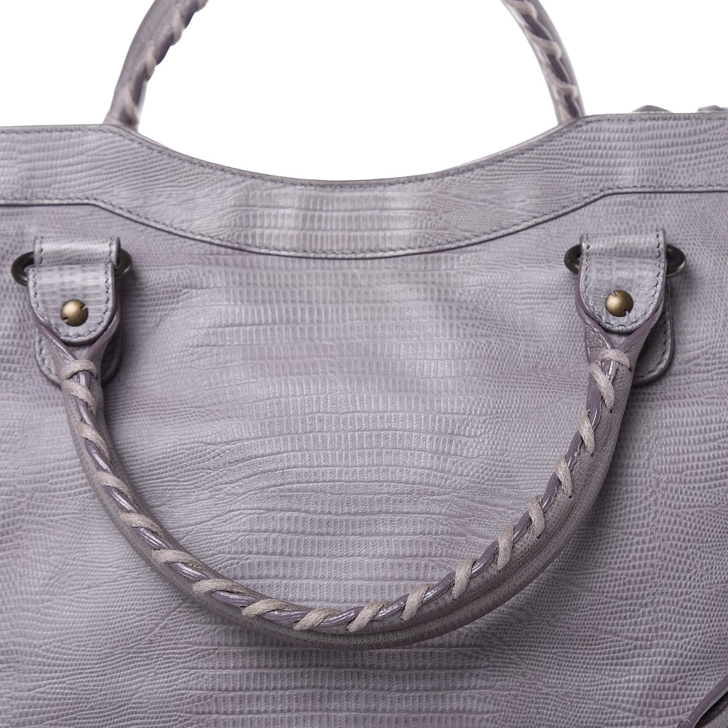 Agneau Lizard Embossed City Fer