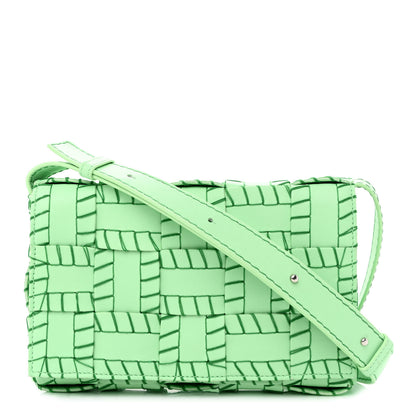 Bottega Veneta Nappa Maxi Intrecciato Overlock Stitched Cassette Crossbody Bag Parakeet 1 of 11