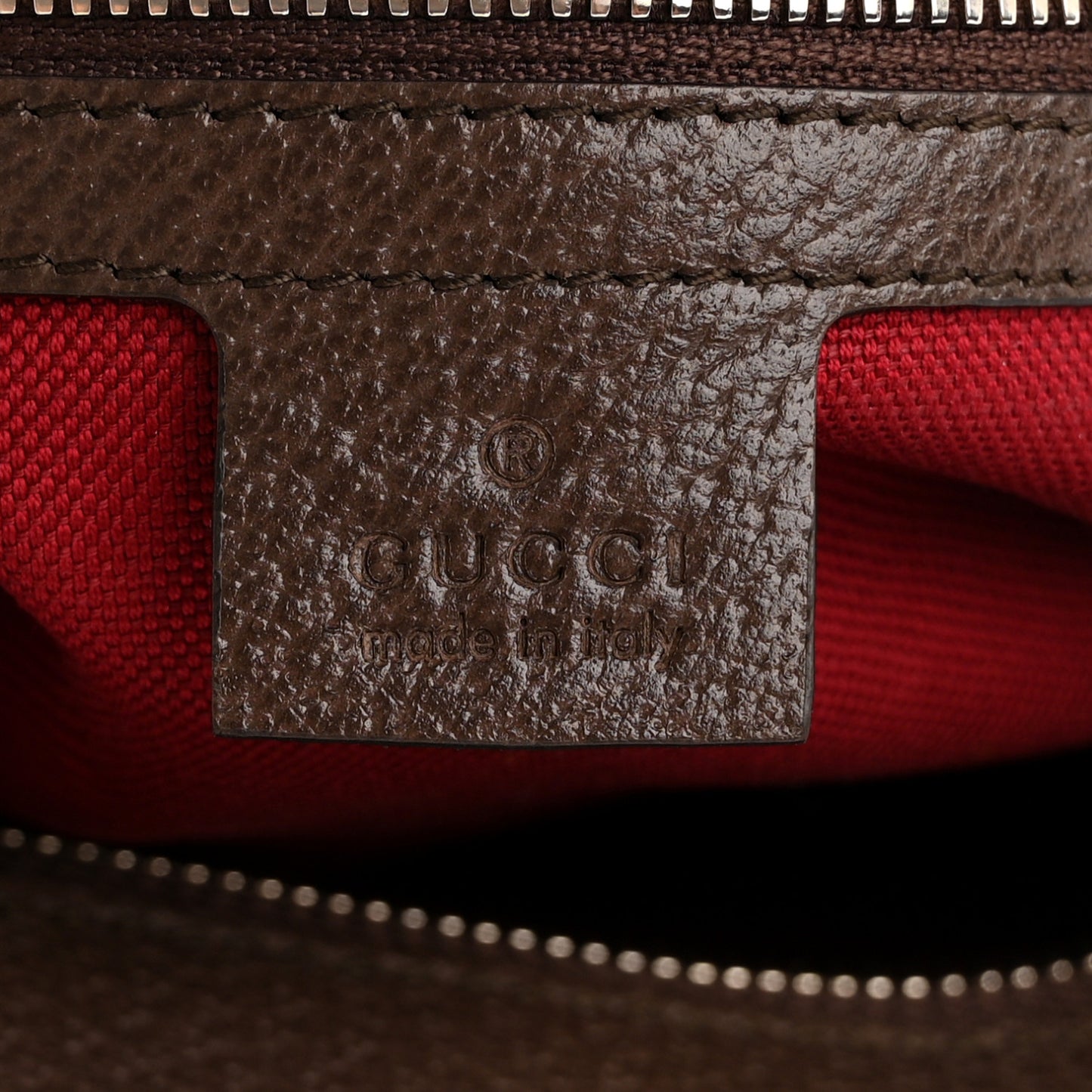 GG Supreme Monogram Textured Dollar Calfskin Small Detail Tote Beige Ebony New Acero