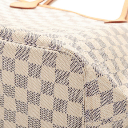 Louis Vuitton Damier Azur Neverfull MM 9 of 10