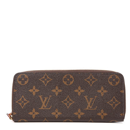 Louis Vuitton Monogram Clemence Wallet Fuchsia 1 of 6
