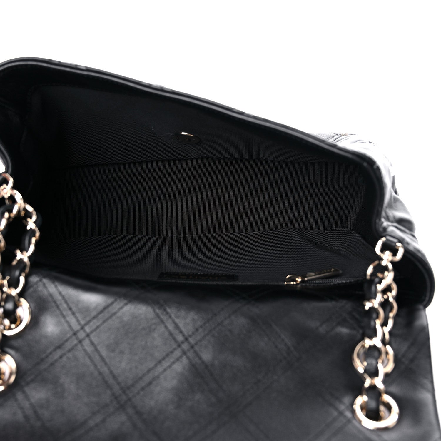 Chanel Lambskin Quilted Pearl Studded Flap Black 5 of 10