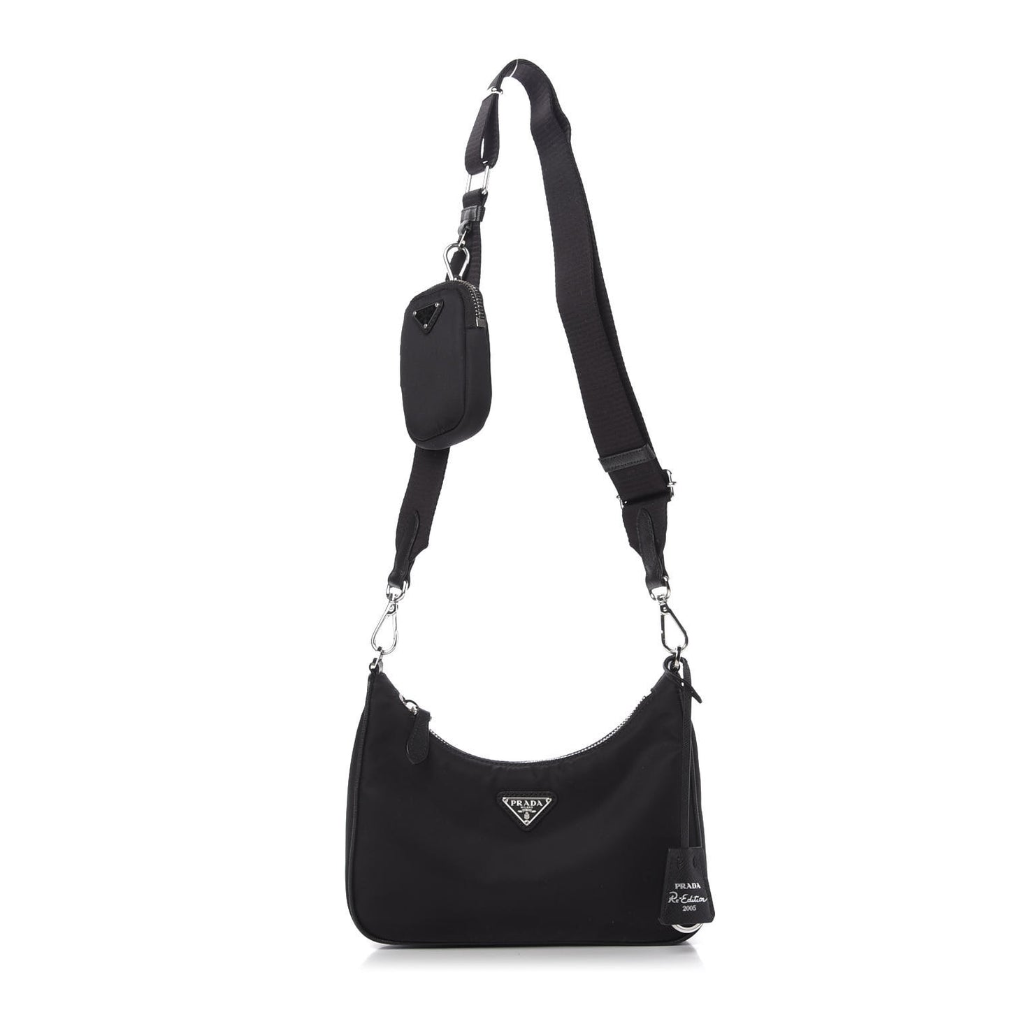 Nylon Re-Edition 2005 Shoulder Bag Black