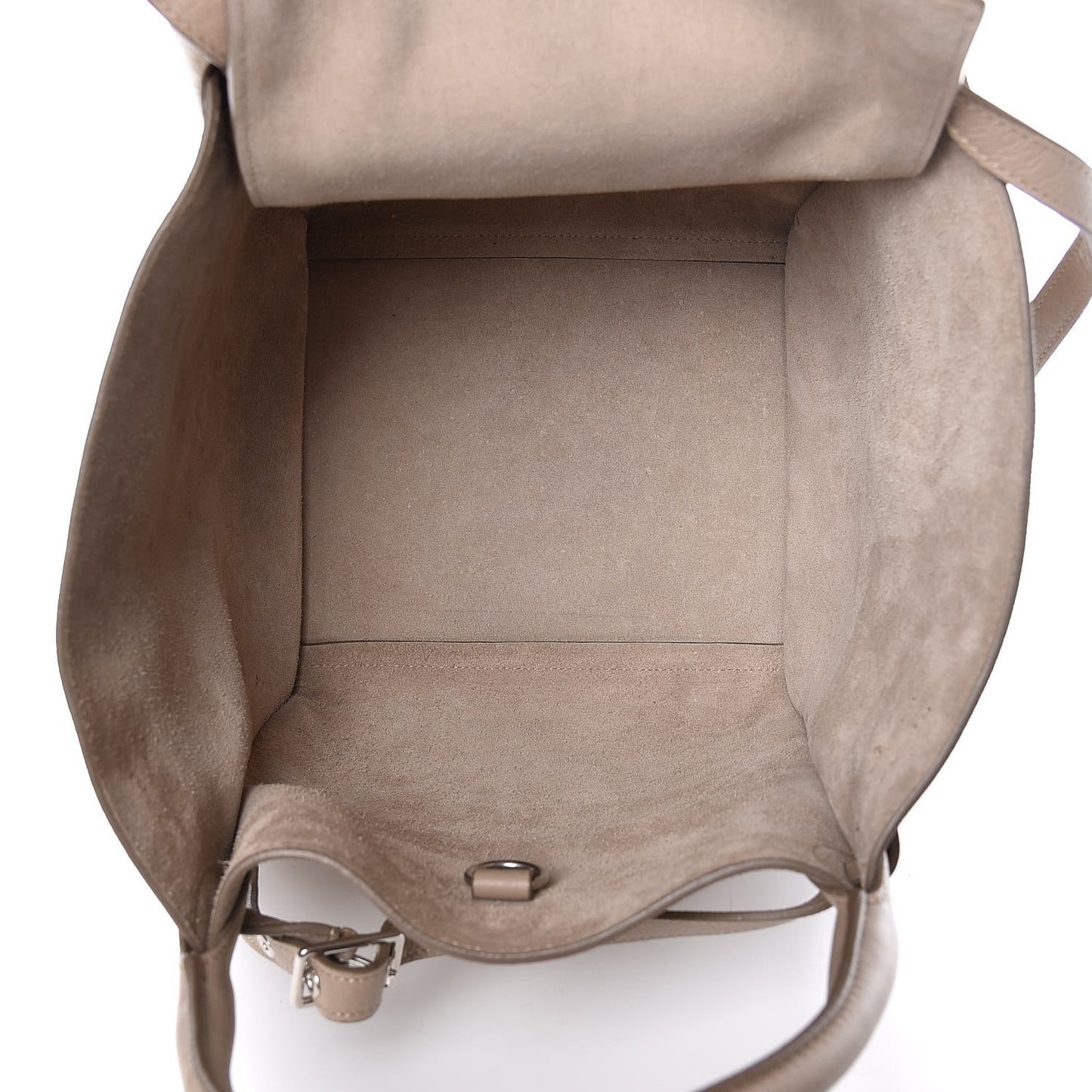 Supple Grained Calfskin Small Big Bag Light Taupe