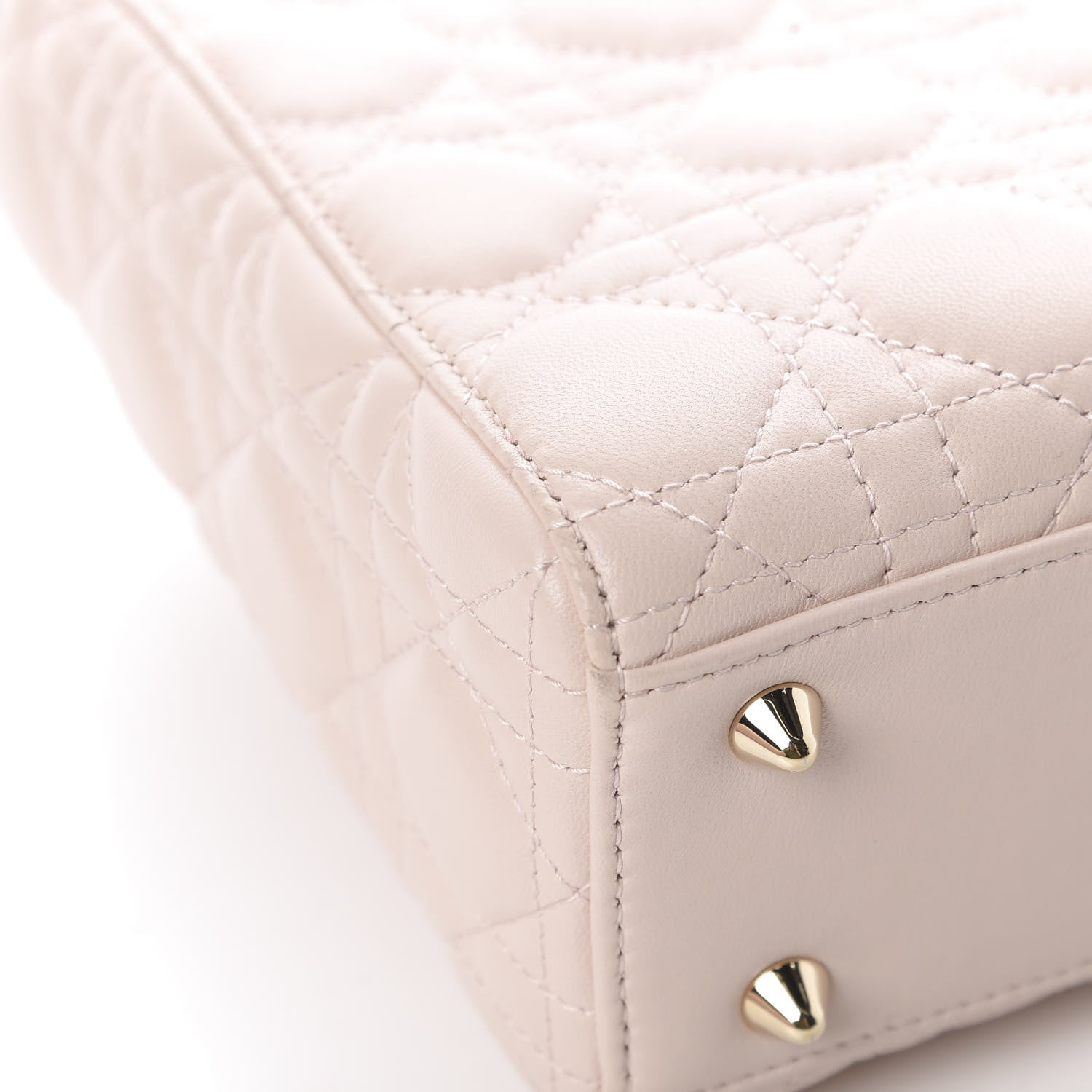 Christian Dior Lambskin Cannage Small Lucky Badges My Lady Dior Pink 12 of 15