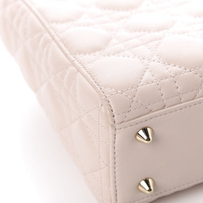 Christian Dior Lambskin Cannage Small Lucky Badges My Lady Dior Pink 12 of 15