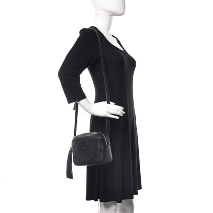 Gucci Pebbled Calfskin Small Soho Disco Bag Black 2 of 11