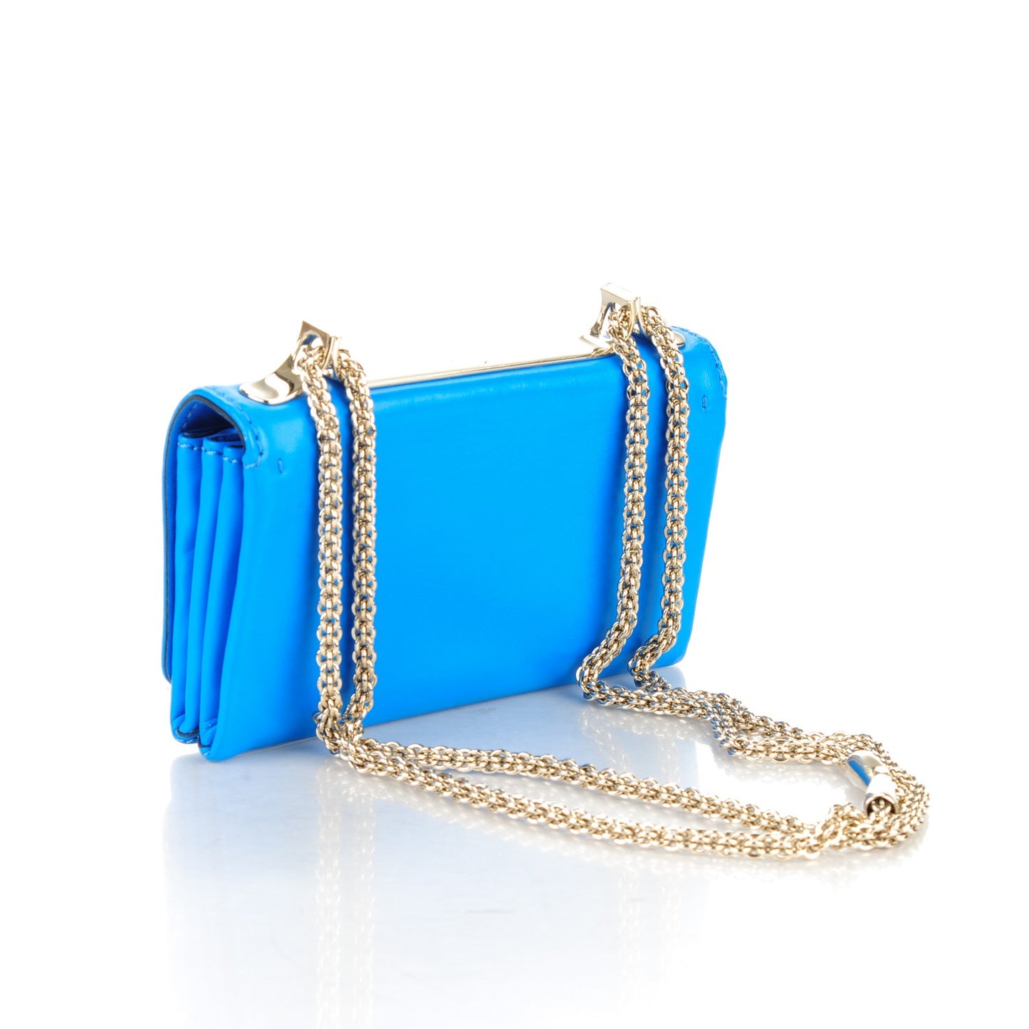 Nappa Mini Va Va Voom Shoulder Bag Blue Fluo