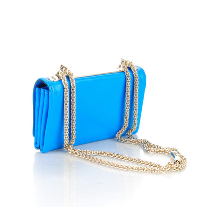 Valentino Garavani Nappa Mini Va Va Voom Shoulder Bag Blue Fluo 3 of 9