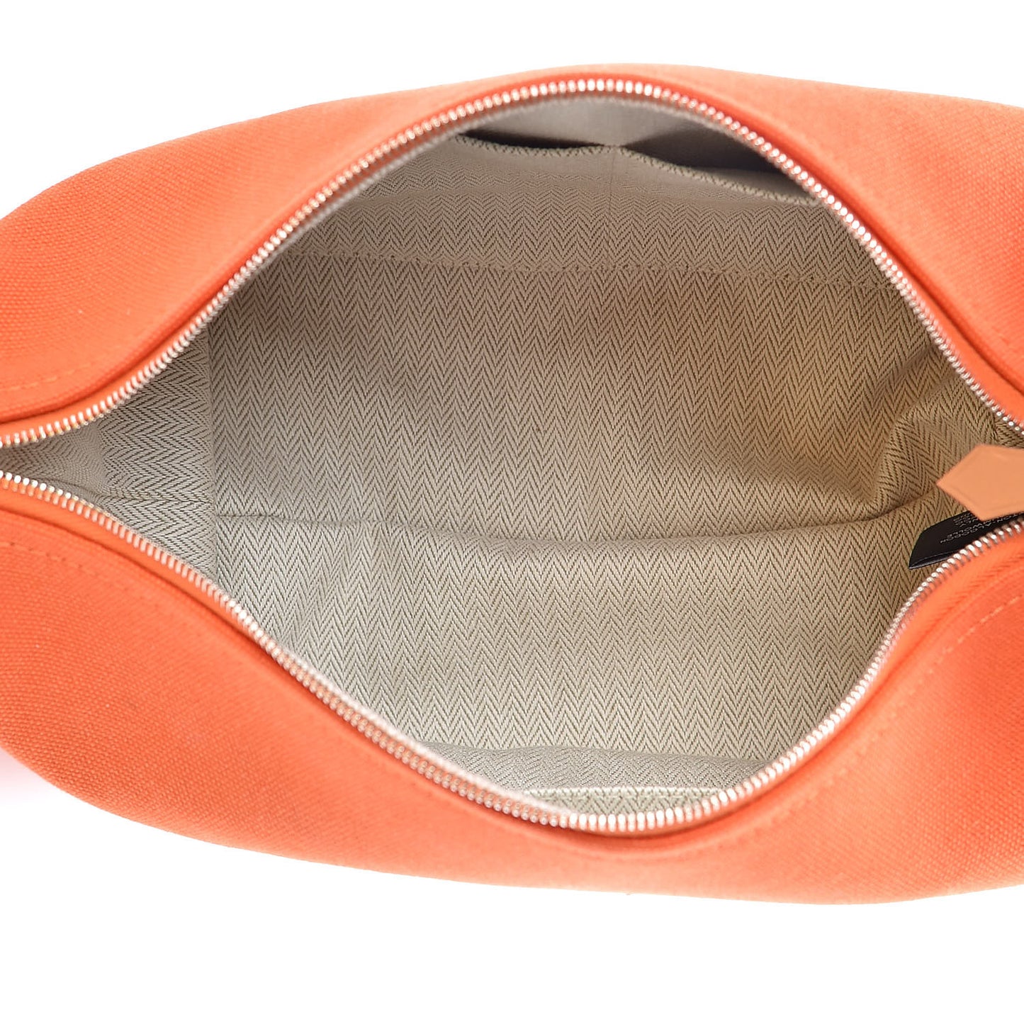 Canvas Small Bride-A-Brac Pouch Orange Burgundy