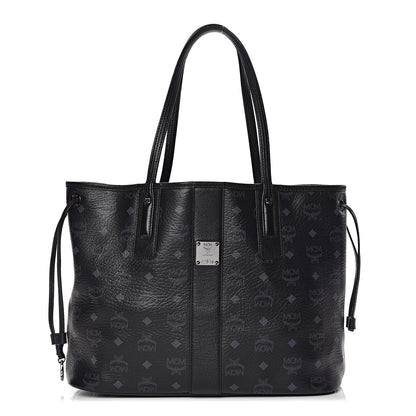 MCM Visetos Medium Liz Reversible Shopper Tote Black 1 of 16