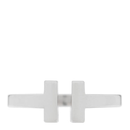 Tiffany Sterling Silver T Square Ring 52 6 1 of 4