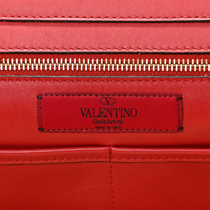 Valentino Garavani Vitello Medium Rockstud Tote Rosso Valentino 6 of 11