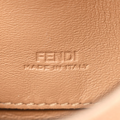 Fendi Canvas Vitello King FF Multicolor Embroidered Nano Baguette Charm Multicolor Cuoio 6 of 10