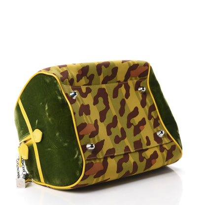 Christian Dior Leopard Canvas Gambler Dice Bowler Multicolor 4 of 10