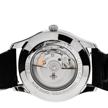 Gucci Stainless Steel Calfskin 42mm G-Timeless Bee Automatic Watch Dark Red 4 of 4