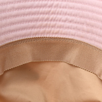 Prada Re-Nylon Metal Triangle Logo Womens Bucket Hat S Alabastro 9 of 9