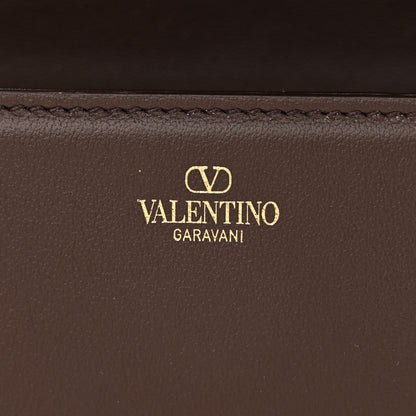 Valentino Garavani Calfskin Enamel Vlogo Loco Shoulder Bag Fondant 6 of 10