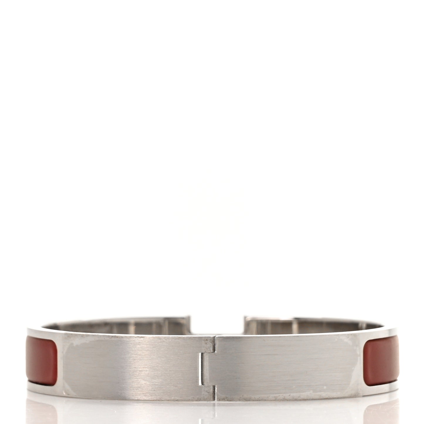 Matte Enamel Narrow Clic Clac HH Bracelet GM Rouge H
