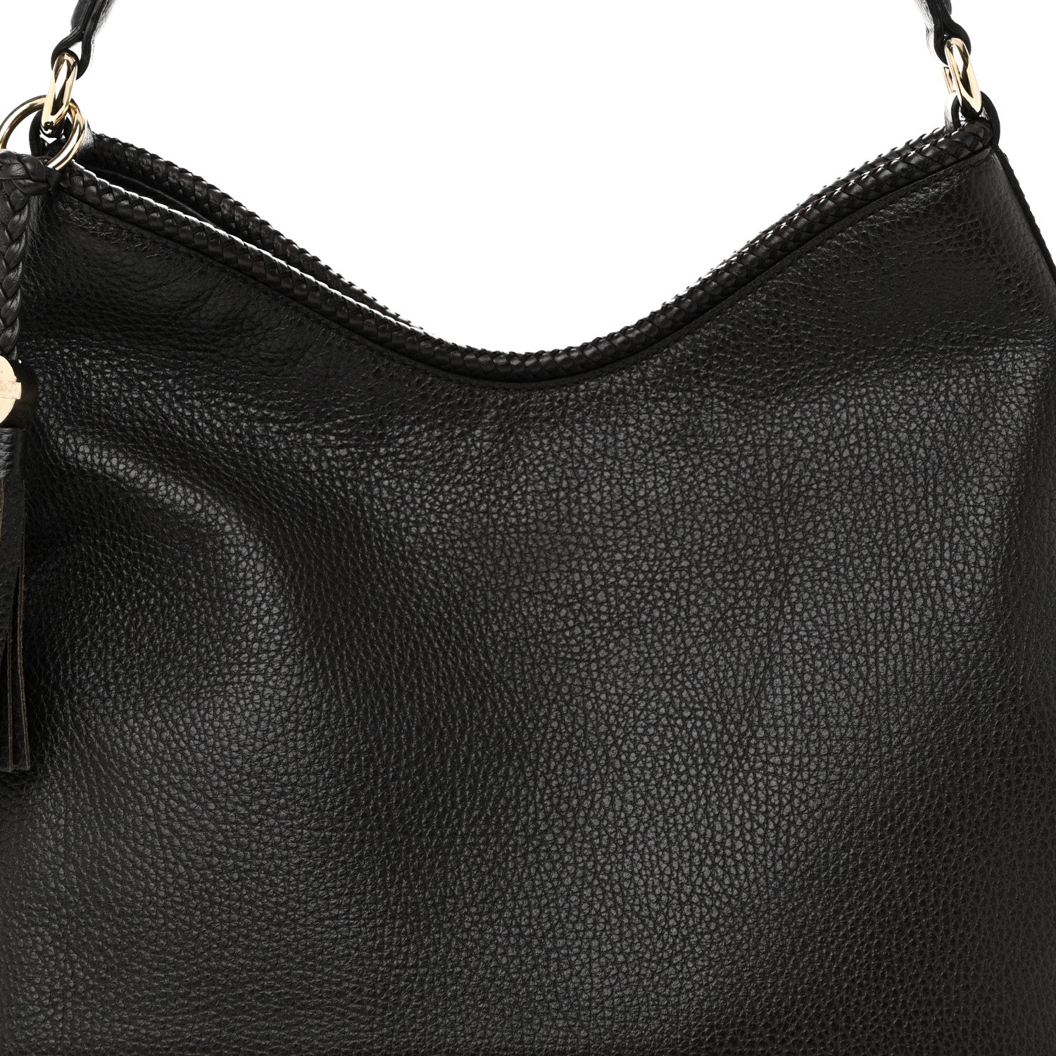 Gucci Pebbled Calfskin Medium Marrakech Hobo Dark Brown 8 of 10