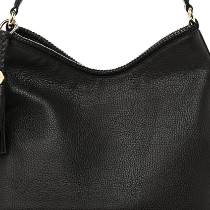 Gucci Pebbled Calfskin Medium Marrakech Hobo Dark Brown 8 of 10