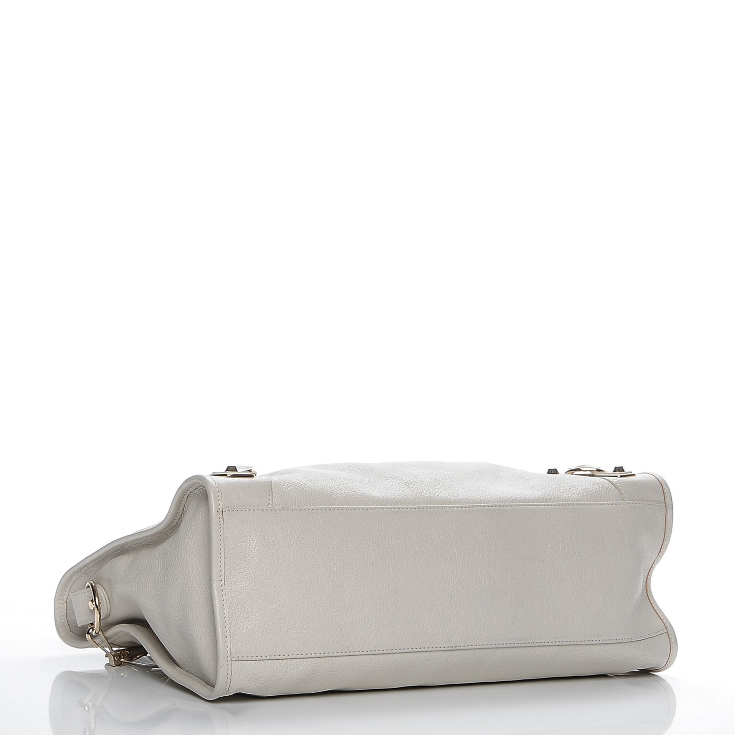 Chevre Gold Metallic Edge Hardware City Cream
