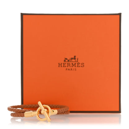 Hermes Swift Glenan Double Tour Bracelet T1 Gold 6 of 6