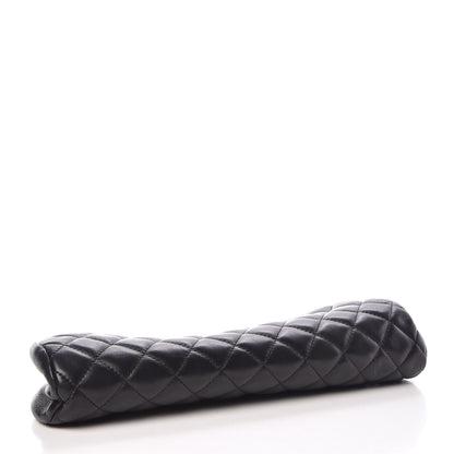 Chanel Lambskin Quilted Timeless Clutch Black 4 of 9