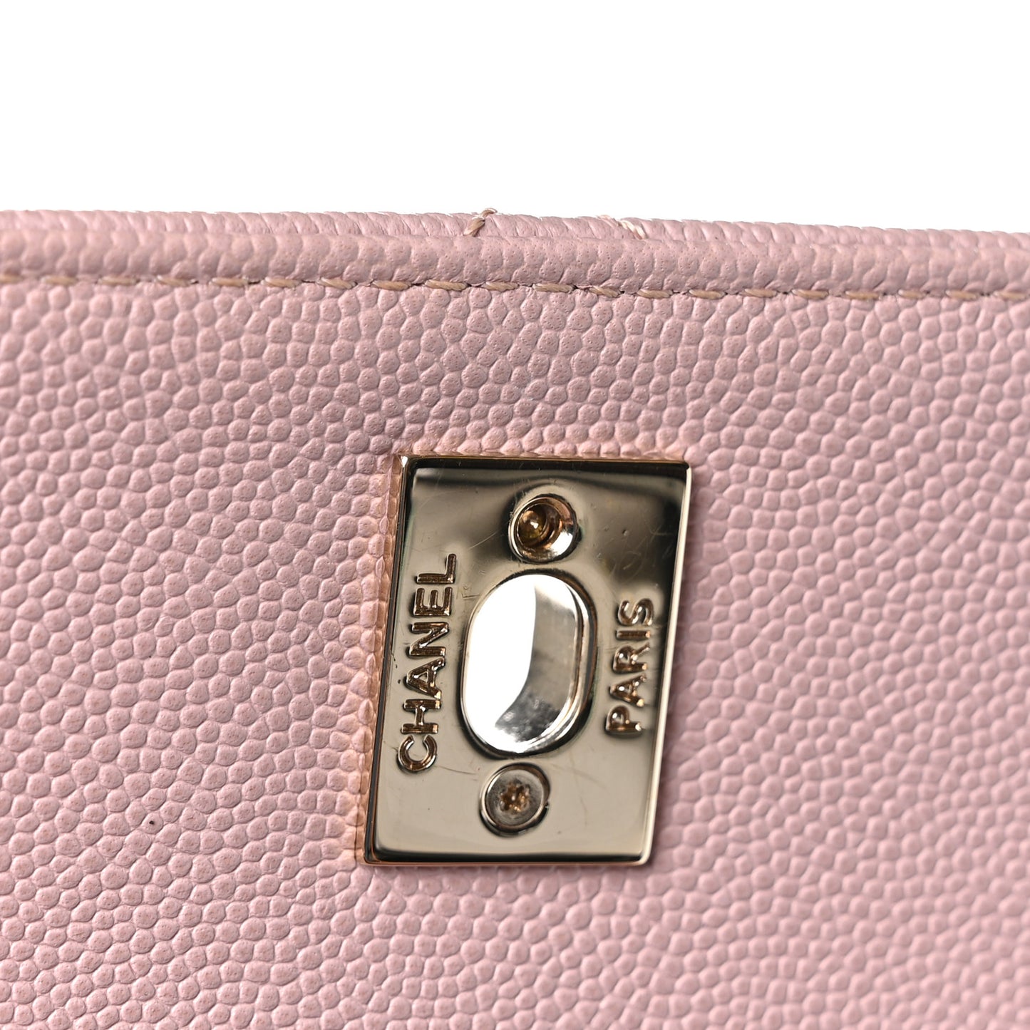 Caviar Quilted Medium Business Affinity Flap Light Pink