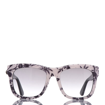 Gucci Acetate Herbarium Print Square Frame Sunglasses GG0032S Grey 2 of 6