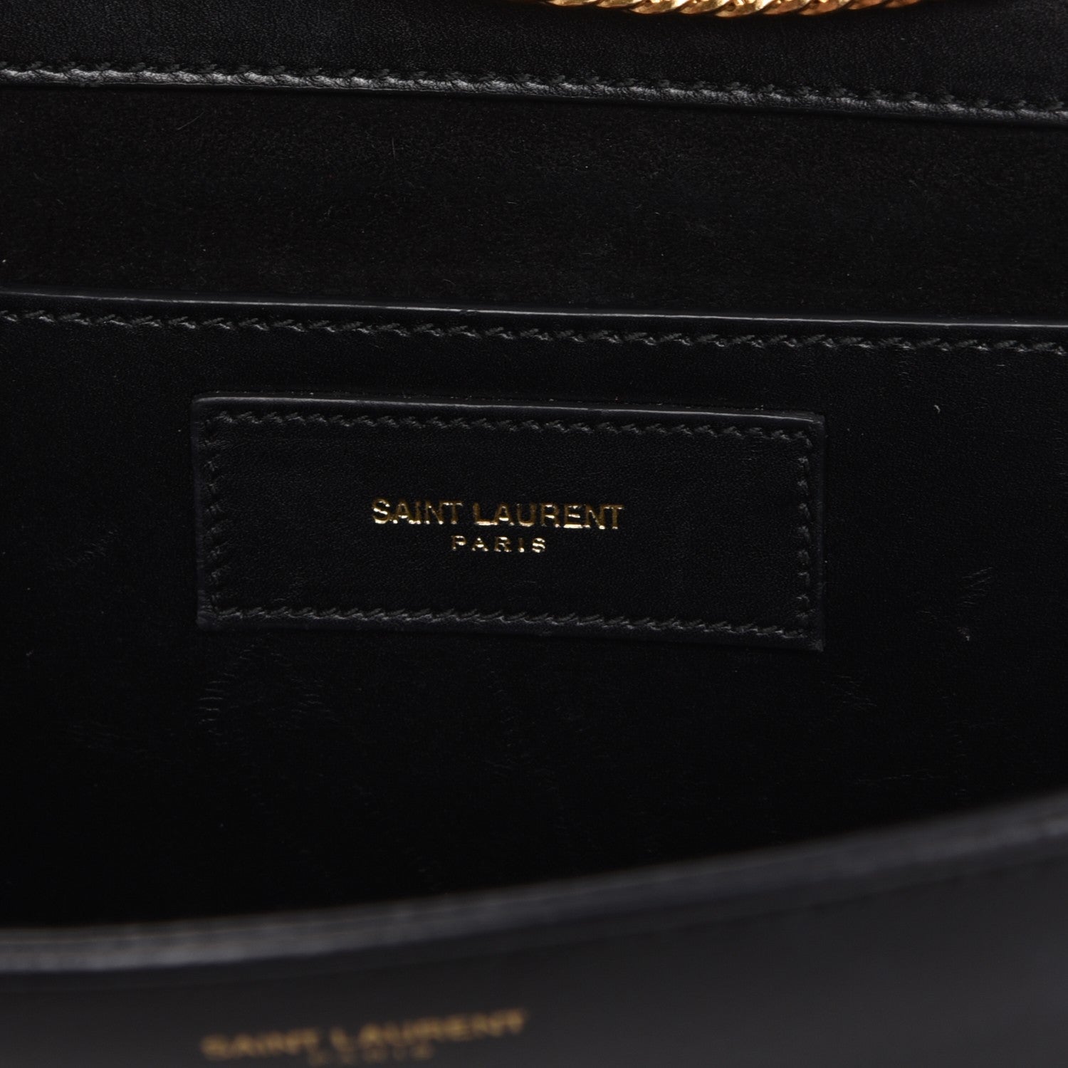 Saint Laurent Calfskin Small Betty Black 6 of 7